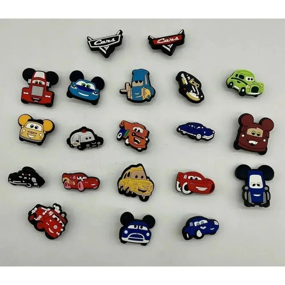 Cars Movie Shoe Charms 20 Pieces PVC Rubber Water Resistant‎ Charms